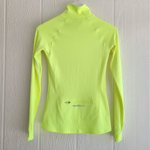 Under Armour Neon Green Half Zip Sweatshirt - Picture 2 of 7